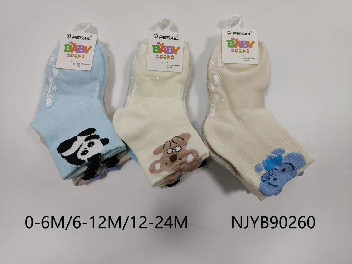 Skarpetki niemowlęce PESAIL Baby Socks z motywami zwierząt