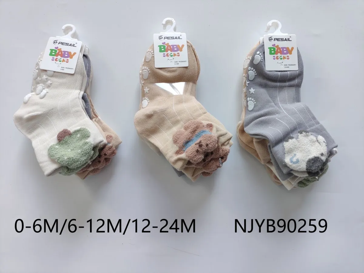 Skarpetki niemowlęce PESI Baby 0-24m z misiami