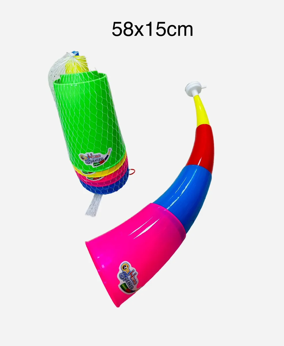 Mega Horn Speaker Vuvuzela Wielokolorowa 58x15cm