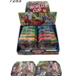 Karty Kolekcjonerskie Metalowe World Cup 12 szt w Pudełku