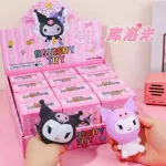 Gniotki Squishy Kuromi i My Melody Różowe Czarne