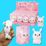 Gniotki Antystresowe Króliczek Biały Squeeze Toys