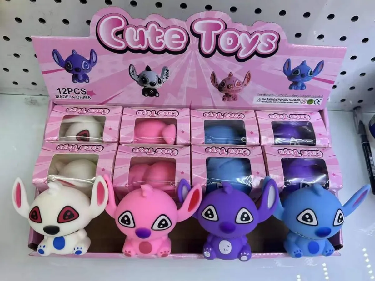Gniotki Stitch Lilo i Stitch Wielokolorowe 12 szt