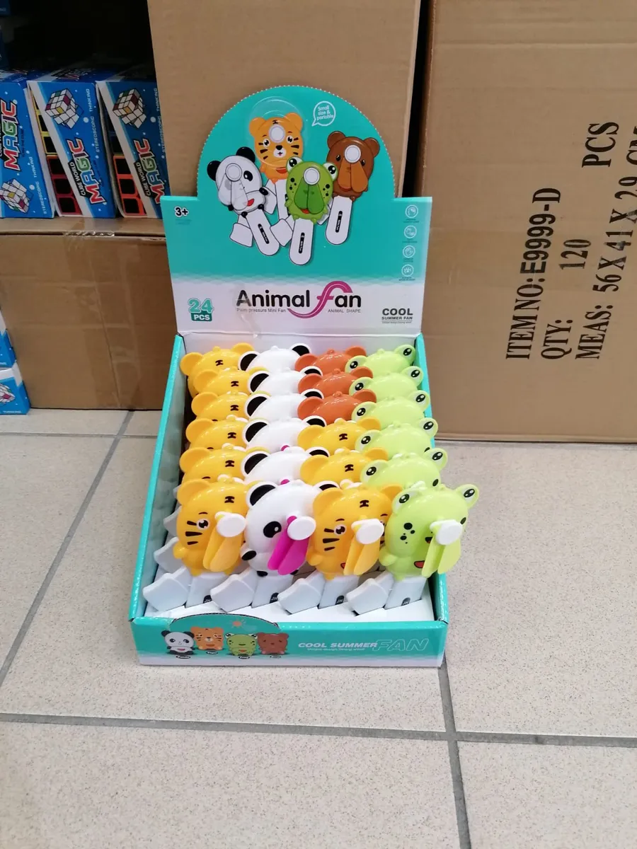 Wentylatory Animal Fan z Zwierzętami 24 szt 3+