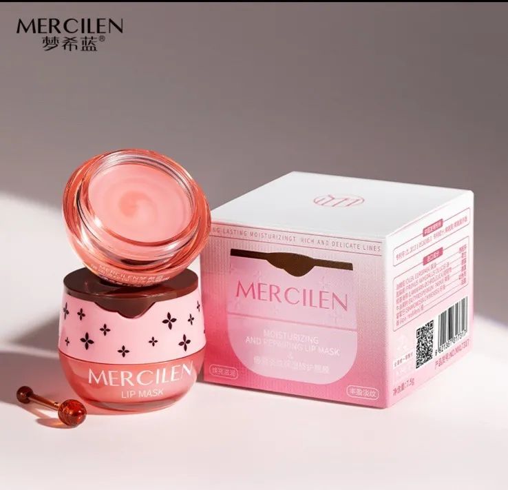 MERCILEN Lip Mask Nawilżająca Maska do Ust z Aplikatorem 15g