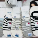 Skarpetki stopki 100% bawełna organiczna 39-42 Snoopy Hello Kitty