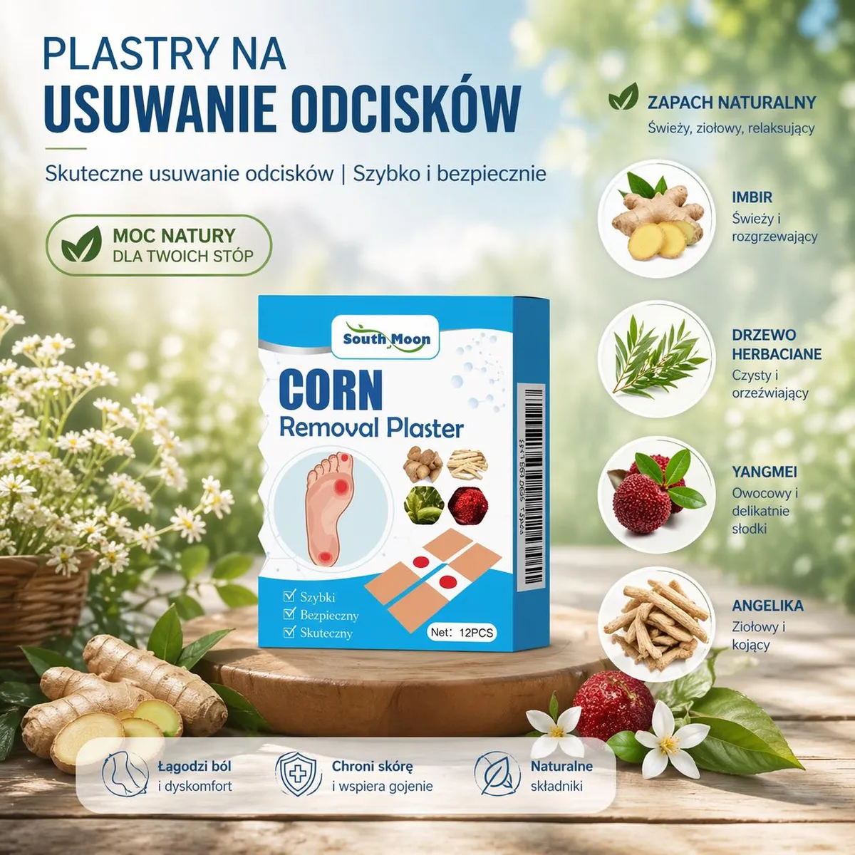 Plastry na odciski South Moon Corn Removal 12 szt