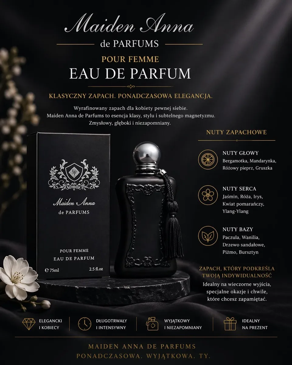 Perfumy Maiden Anna de Parfums Eau de Parfum 75ml pour femme