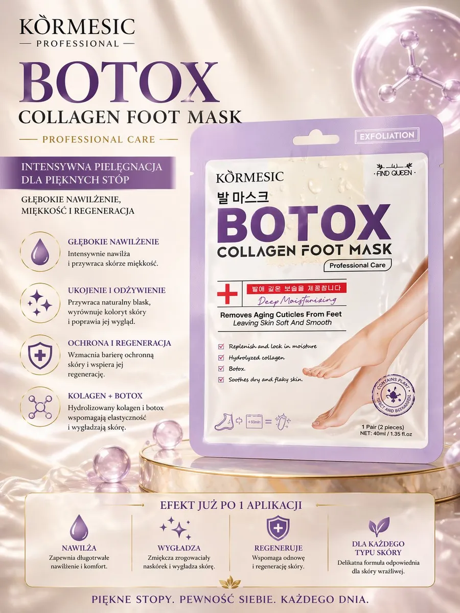 Maseczka Botox Kolagenowa do Stóp KÖRMESICIC 40ml