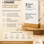 Tonik SADOER 7% Kwas Glikolowy z Ceramidami 230ml do Pielęgnacji Twarzy