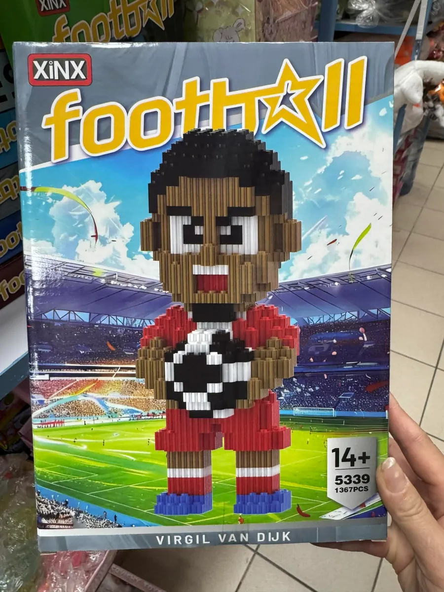Klocki XINX Football Virgil van Dijk 1367 elementów