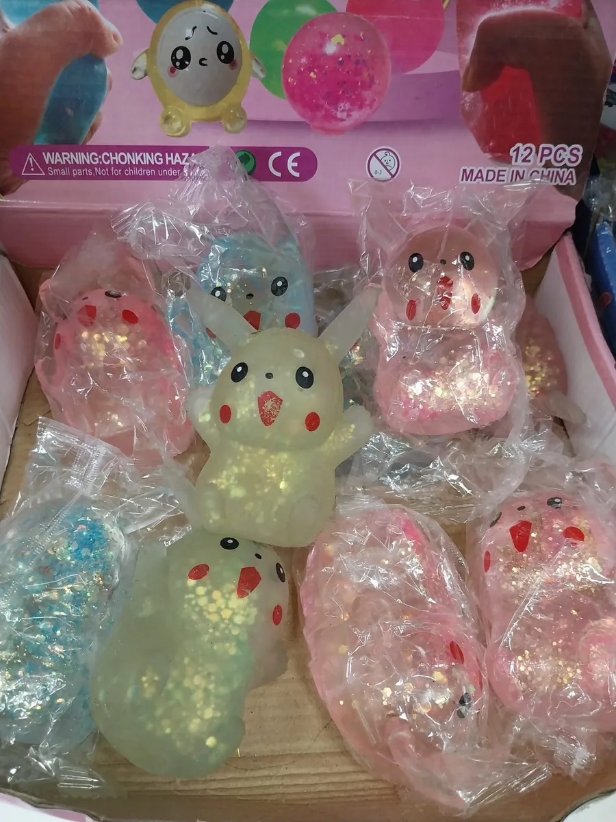 Gniotki Pikachu Żelowe Antystresowe 12 szt