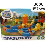 Pociąg Magnetyczny DIY 157 elementów
