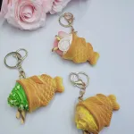 Brelok zabawka Taiyaki z kremem różne warianty