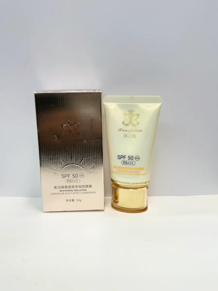 Krem Banzhilan SPF50 PA+++ 50g z efektem rozjaśniającym