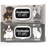 Freshmaker Pet Wipes nawilżane chusteczki 40 szt. dla psów i kotów