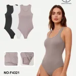 Ounoono Body damskie bawełniane S-XXL czarny/biały/szary