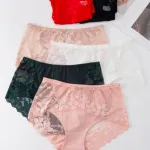 Finella Majtki Damskie Koronkowe Różowe L XL XXL