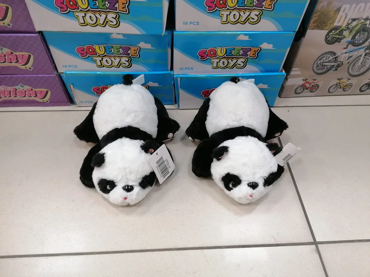 Maskotka Panda Squeezee 20cm Czarna i Biała