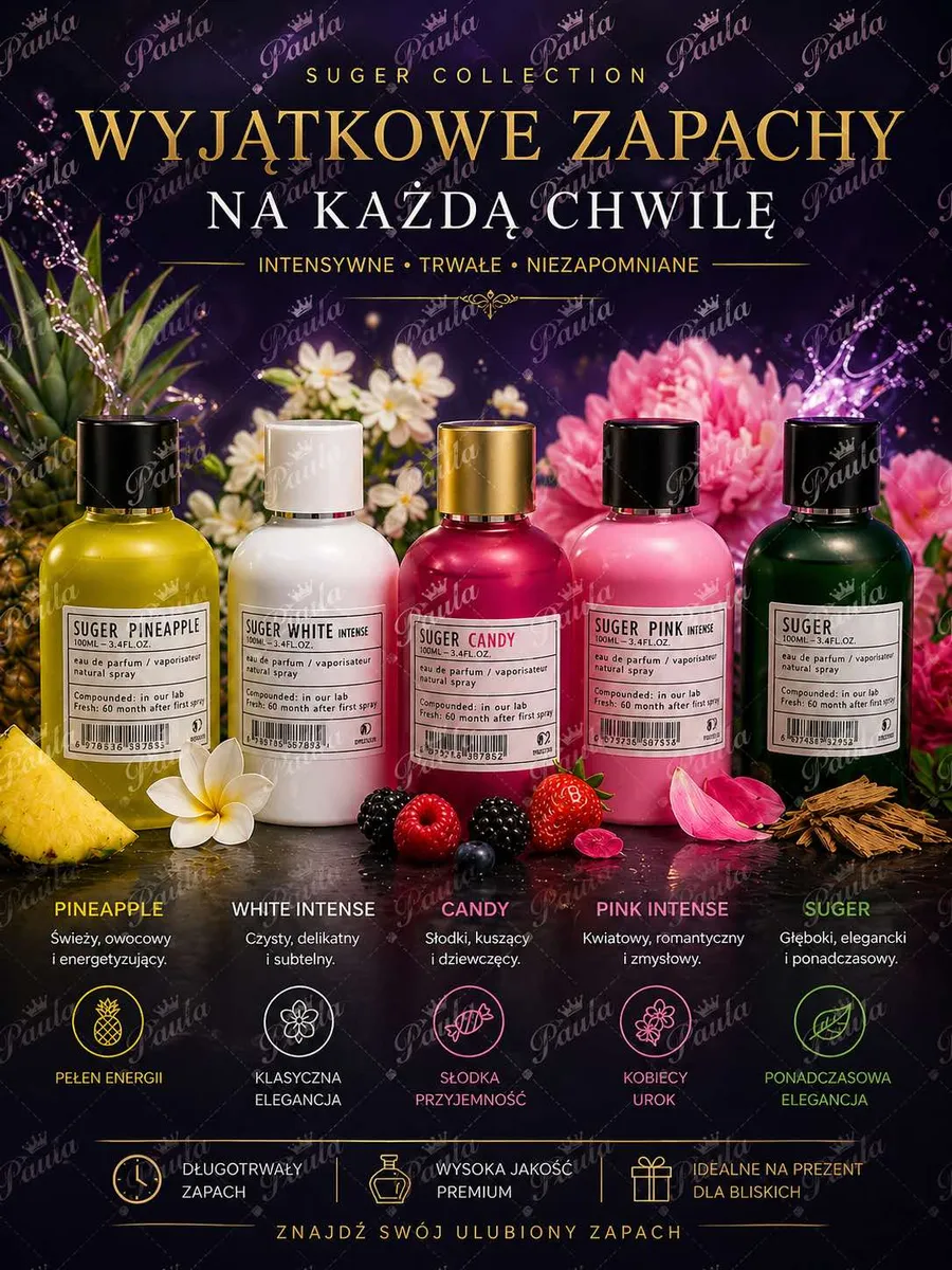 Perfumy Paula Sugar Collection 100ml 3.4floz