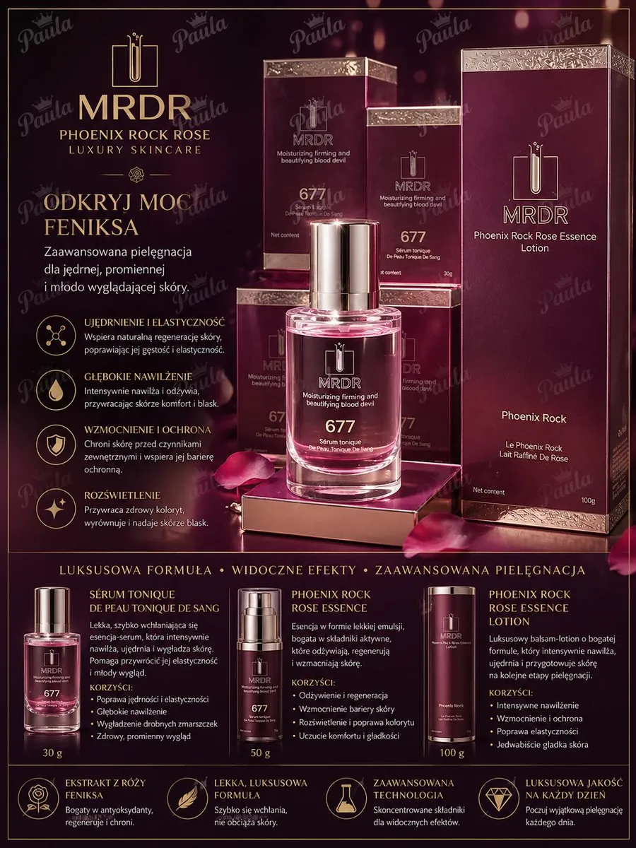 MRDR Phoenix Rock Rose Serum Tonique 30g