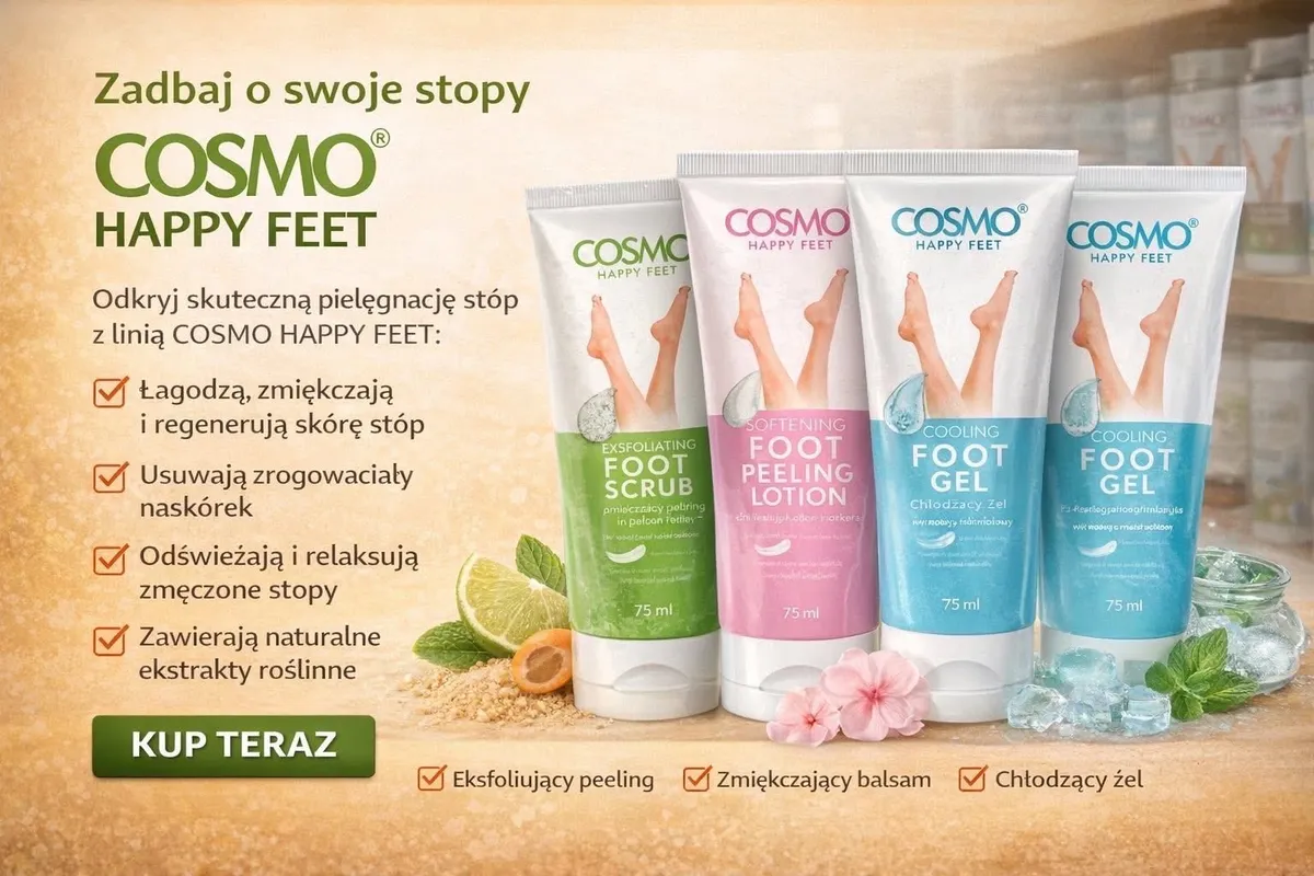 COSMO Happy Feet Chłodzący Żel do Stóp 75ml