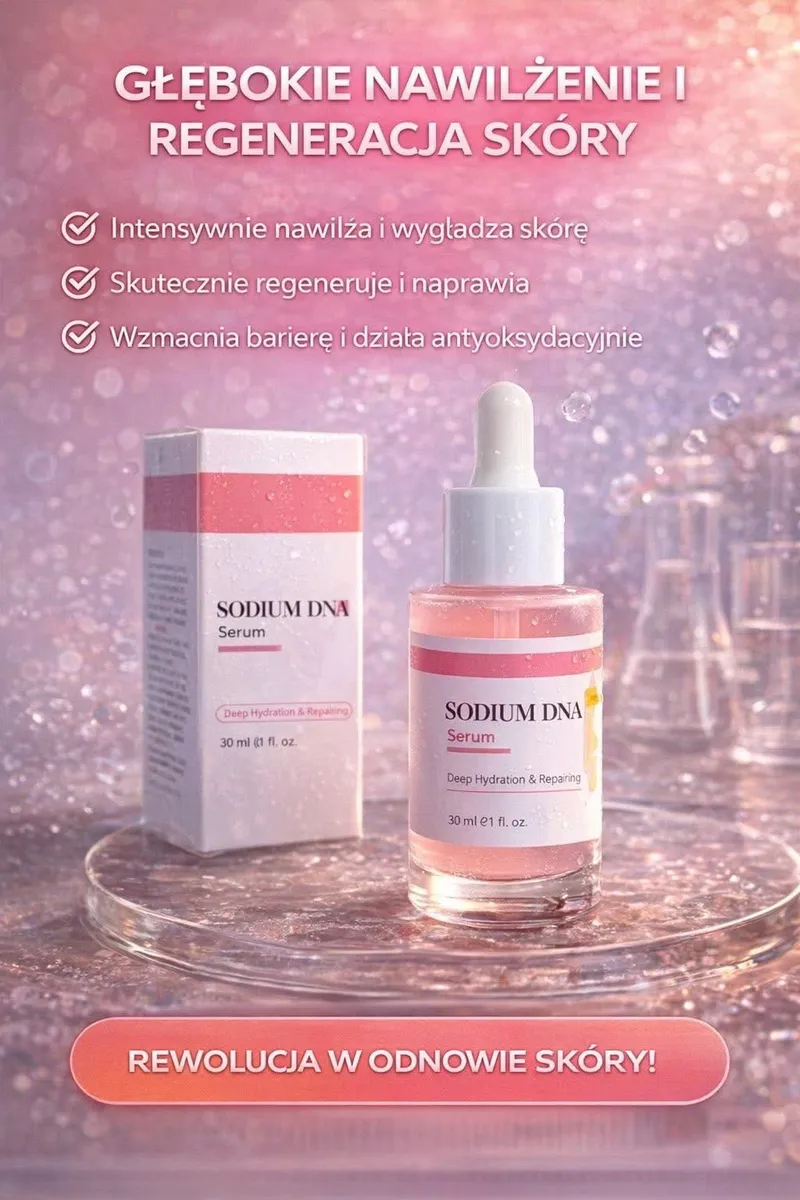 Sodium DNA Serum do twarzy 30ml głębokie nawilżenie