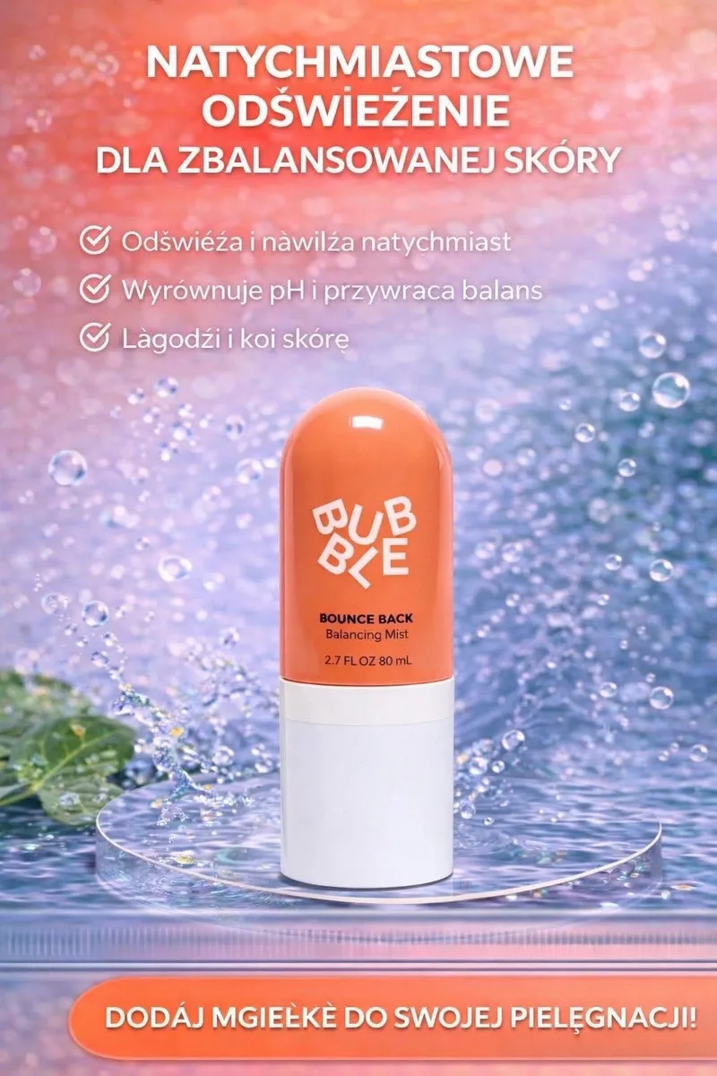 Bubble Bye Bounce Back Balancing Mist 80ml
