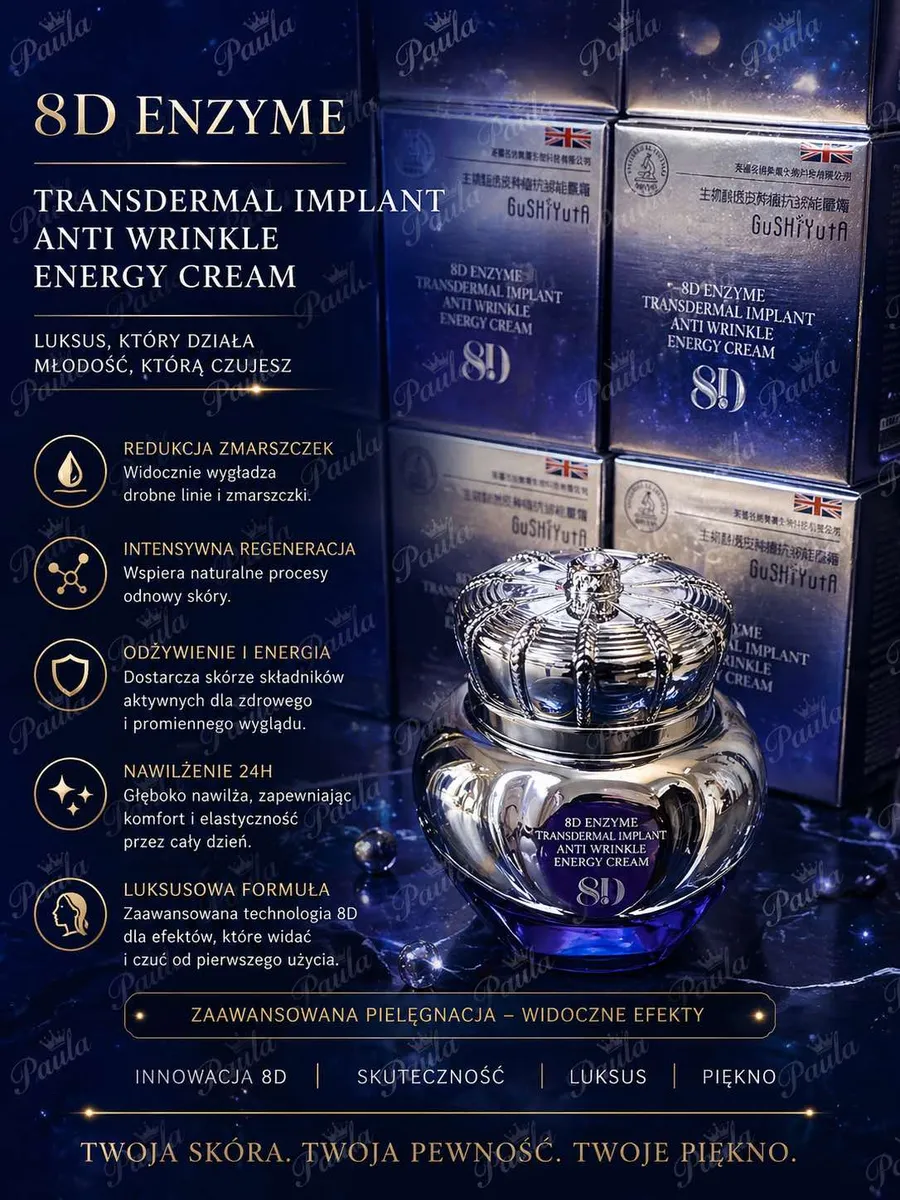 Krem 8D Enzyme Transdermal Implant Anti-Wrinkle Energy Cream