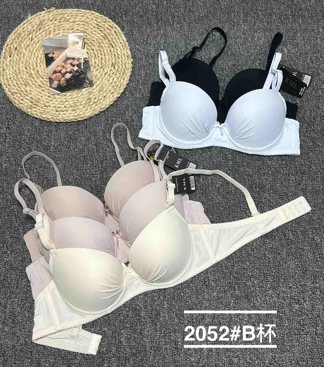 Biustonosz push up damski czarny biały beżowy