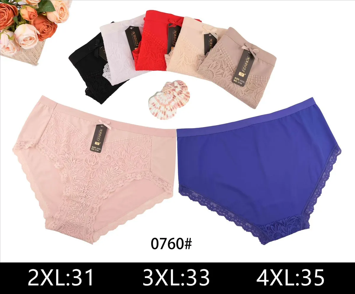Majtki damskie koronkowe plus size 2XL-4XL