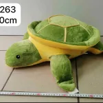 Zielona Żółta Pluszowa Żółw 50cm
