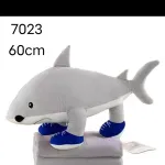 Maskotka Rekin Szary 60cm z Kocyk