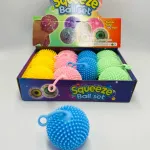 Squeezeeze Ball Set Super Size 60mm Wielokolorowy