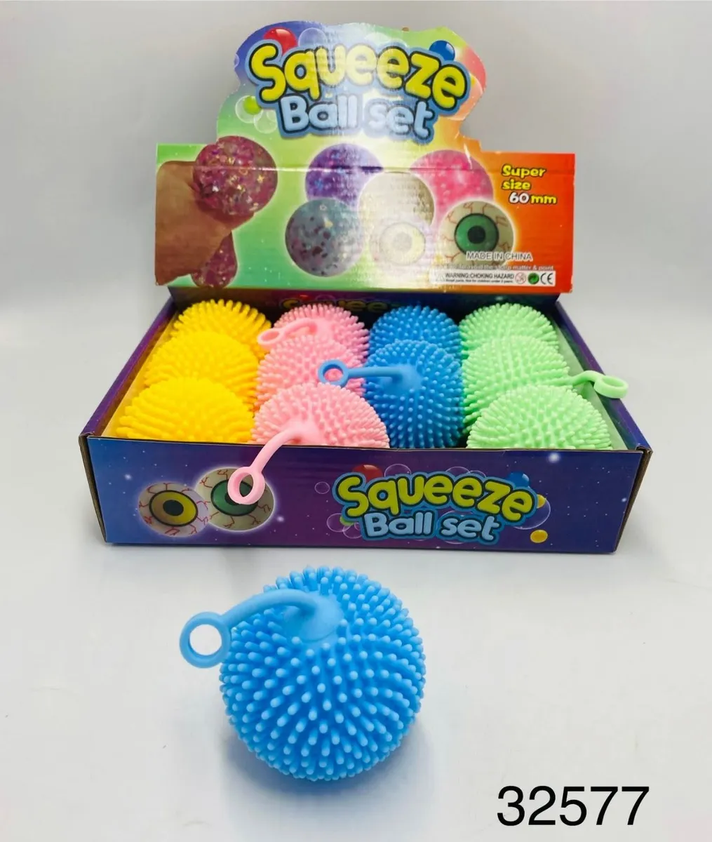 Squeezeeze Ball Set Super Size 60mm Wielokolorowy
