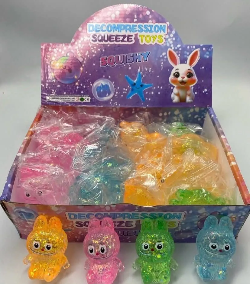 Zabawki Antystresowe Squishy Króliki Wielokolorowe