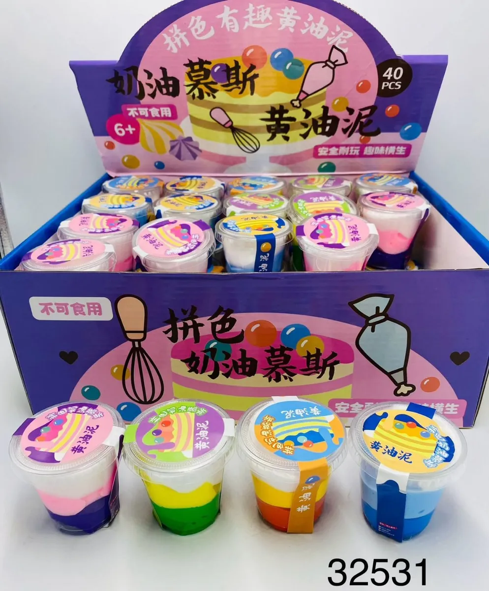 Plastelina Slime Kuchenna 6+ Różne Kolory 40szt