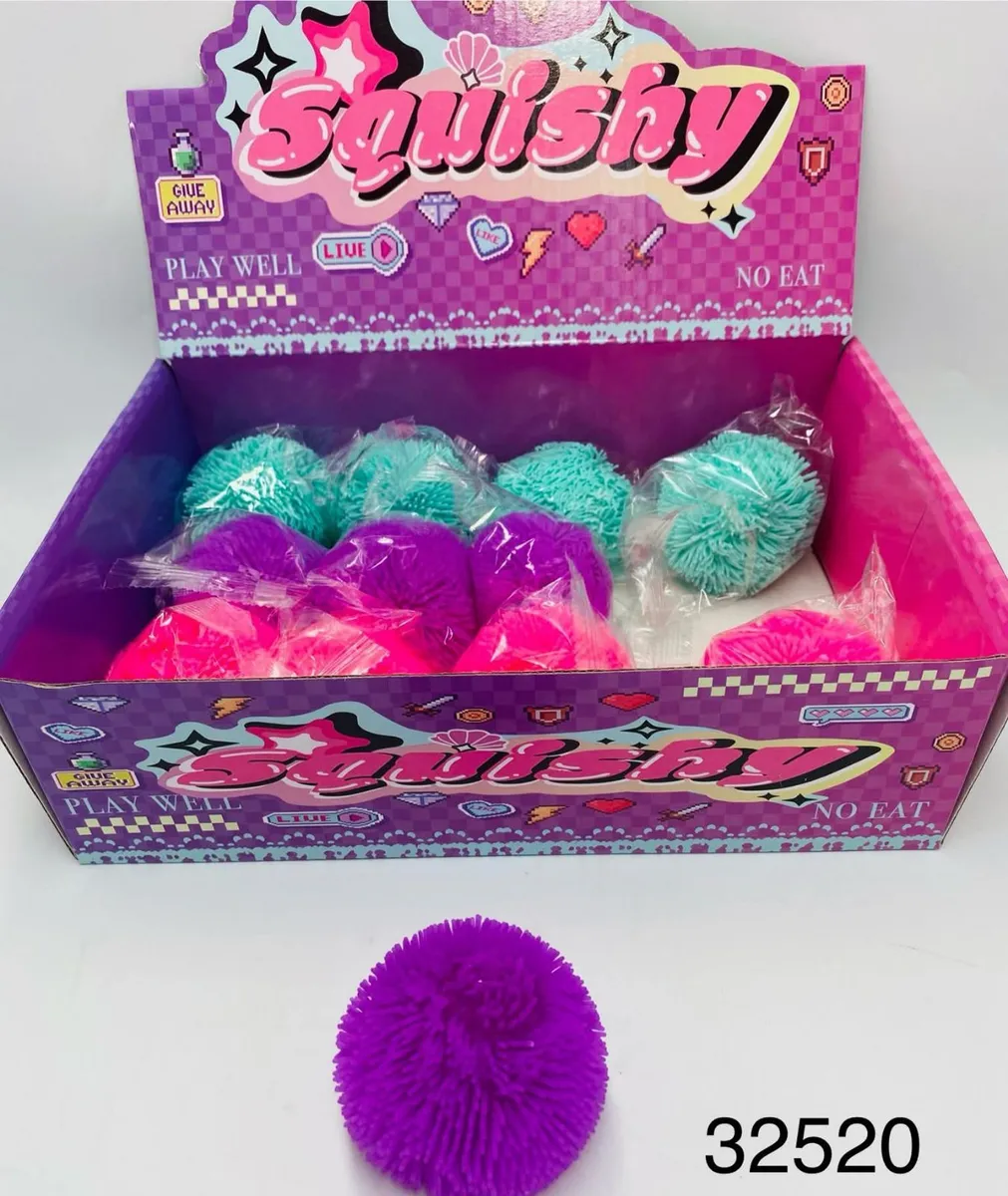 Squishy Fioletowa Kula Antystresowa 32520