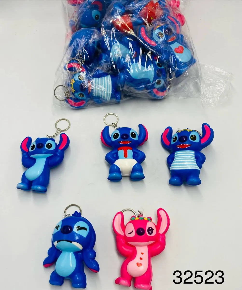 Breлоки Zabawkowe Stitch Lilo & Stitch Niebieski Różowy