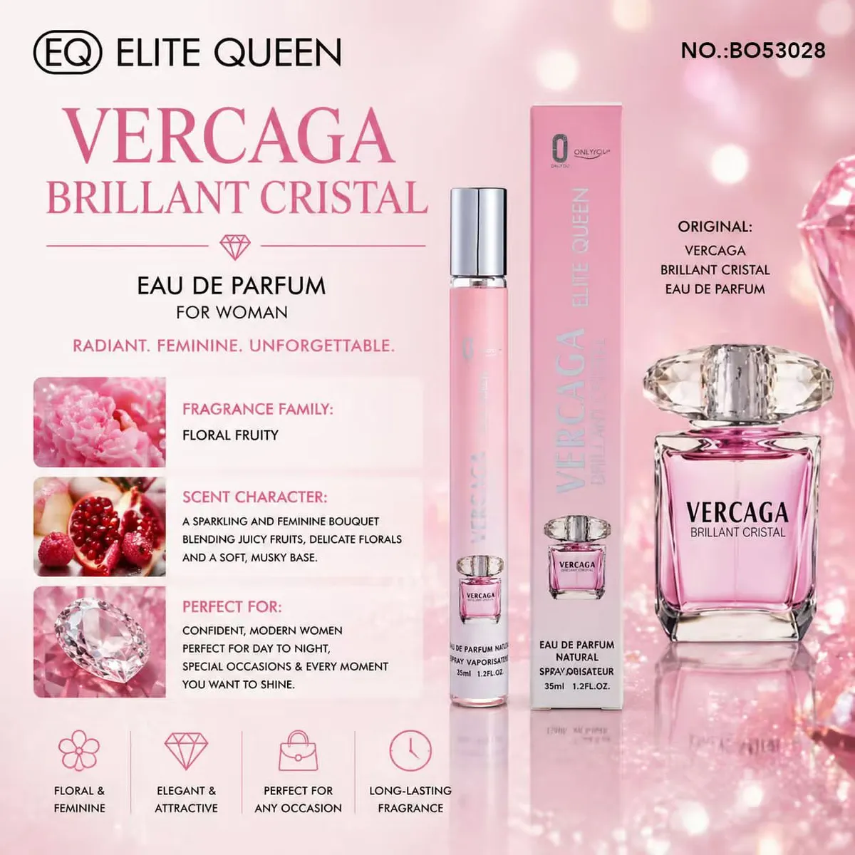 Perfumetki VercaGaga Brilliant Crystal 35ml Elite Queen