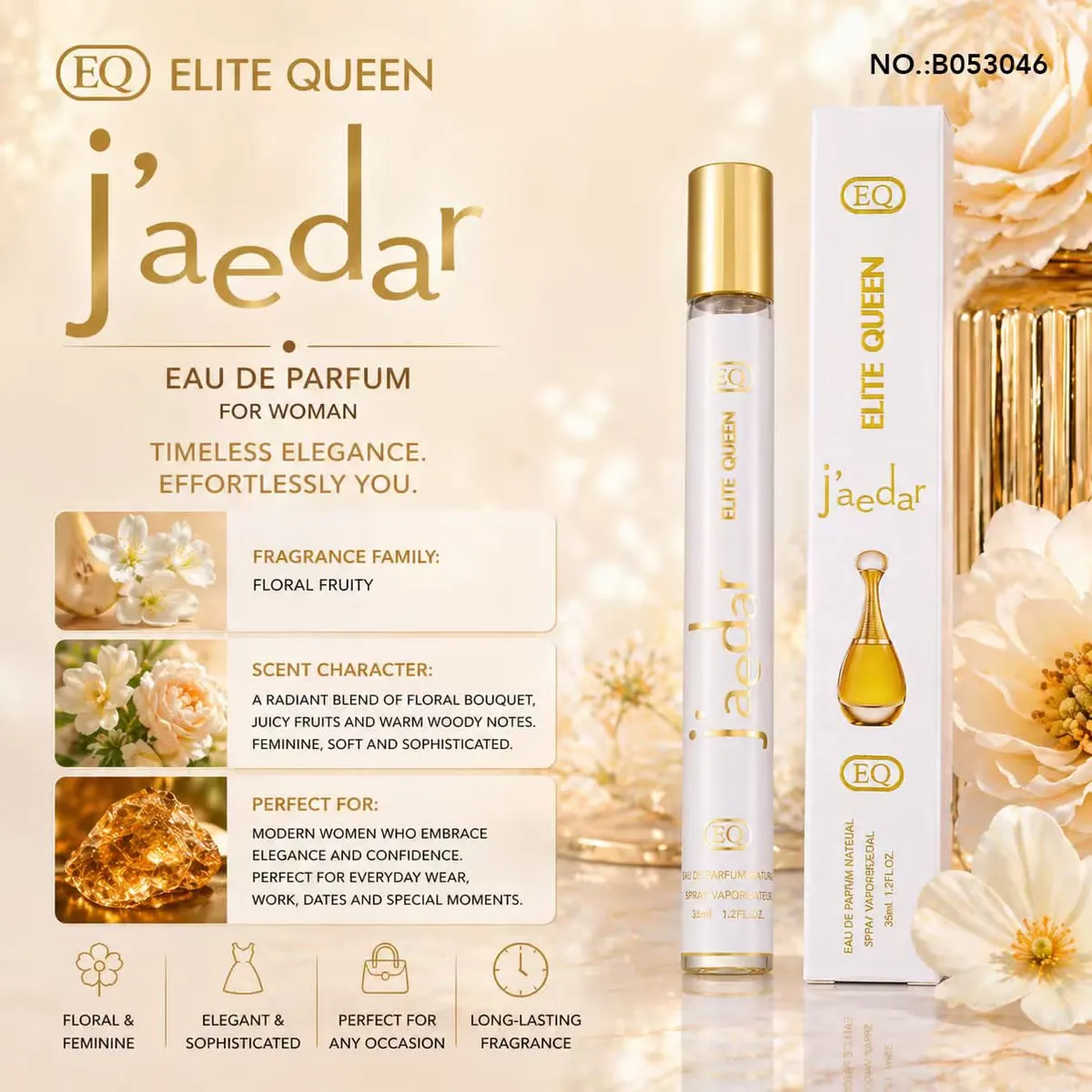Perfumetki J'aedar Eau de Parfum Floral Fruity 35ml