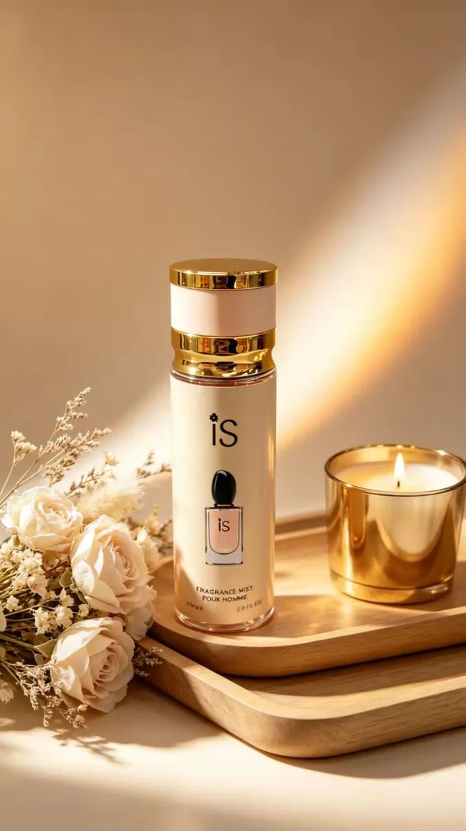 Mgiełka do ciała IS Fragrance Mist 90ml beżowo-złota