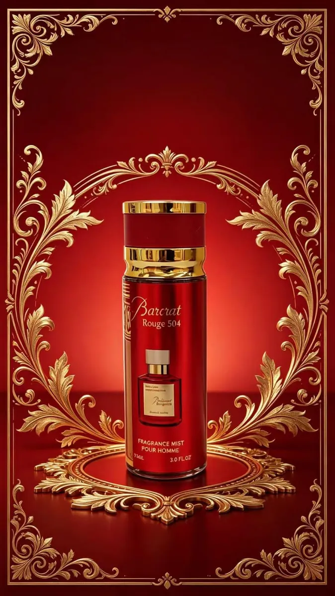 Baccarat Rouge 504 Fragrance Mist Pour Homme Czerwony 90ml