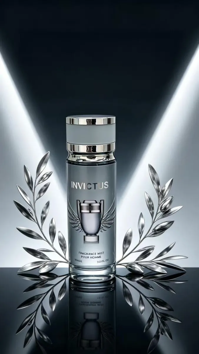 Invictus Mgiełka do ciała męska 90ml srebrno-szara
