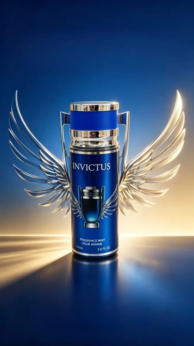 Mgiełka do ciała Invictus Fragrance Mist 90ml niebieska