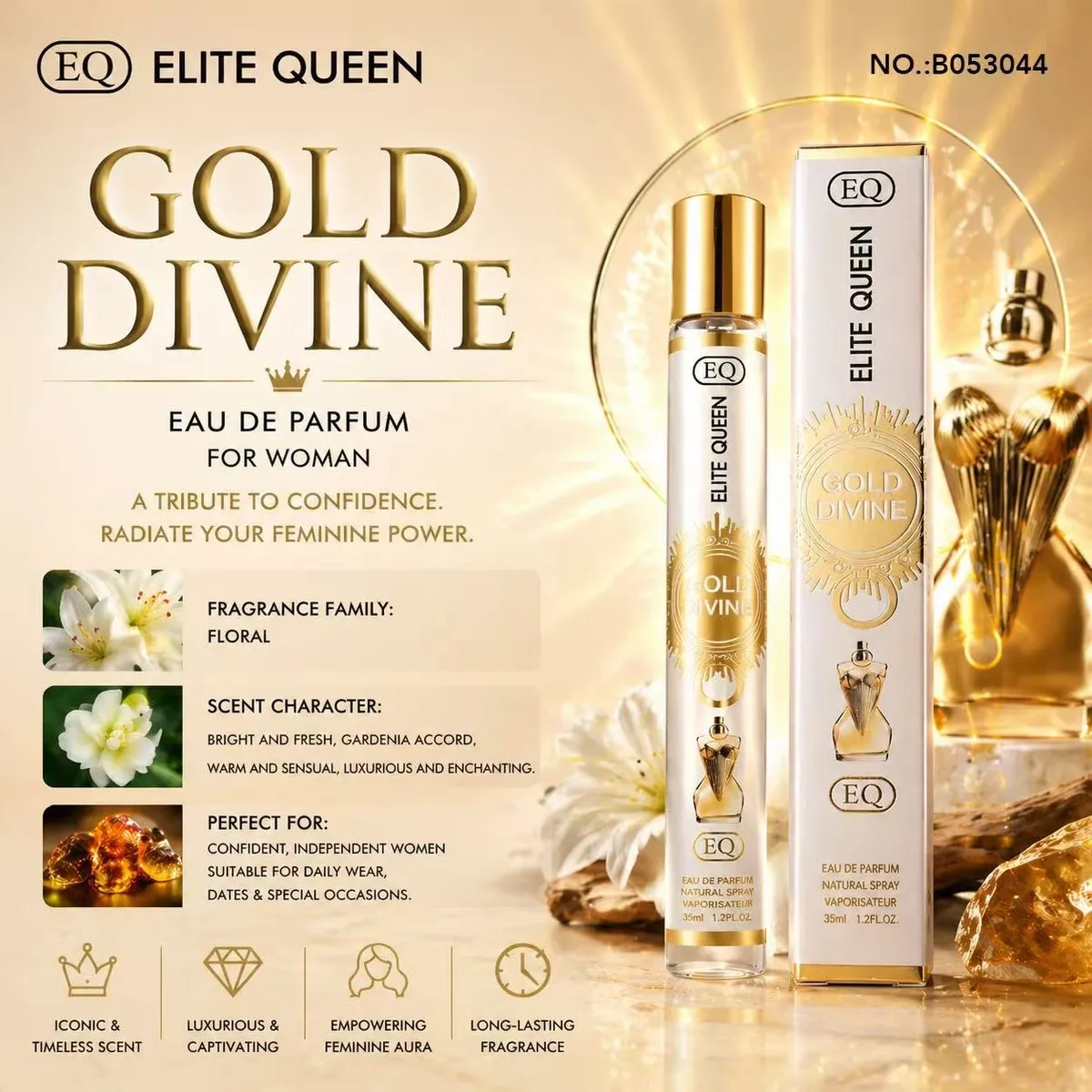 Perfumetki Elite Queen Gold Divine 35ml Floral
