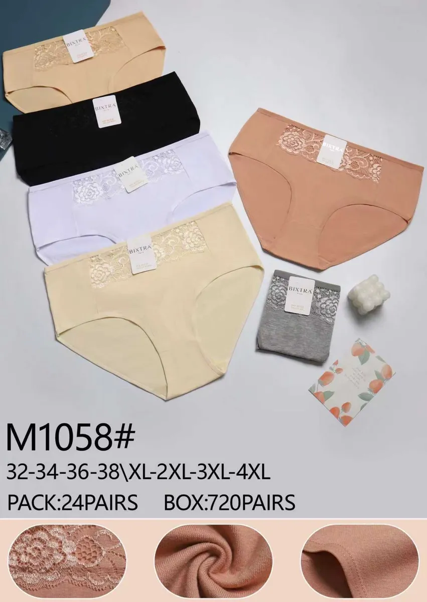 Bikini BIKTRA Koronkowe Beżowy Szary Czarny XL-4XL