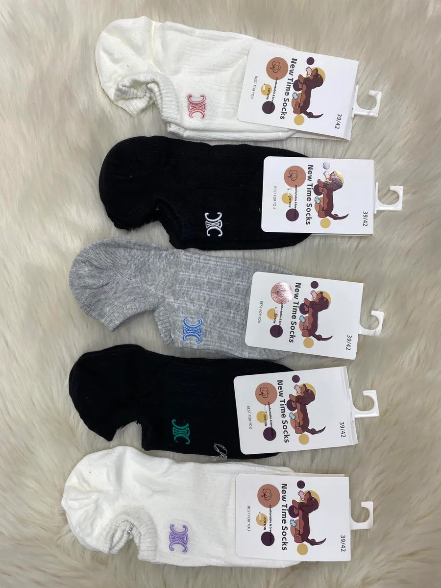 Skarpetki New Best Time Cotton Socks z logo Celine