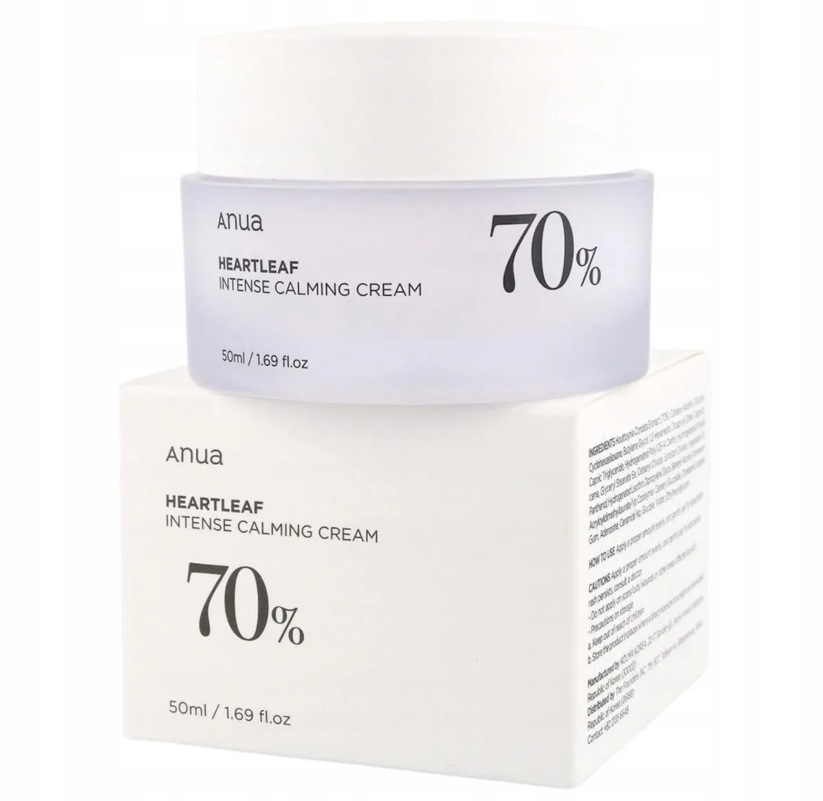 Anua Heartleaf Intense Calming Cream 50ml 70%