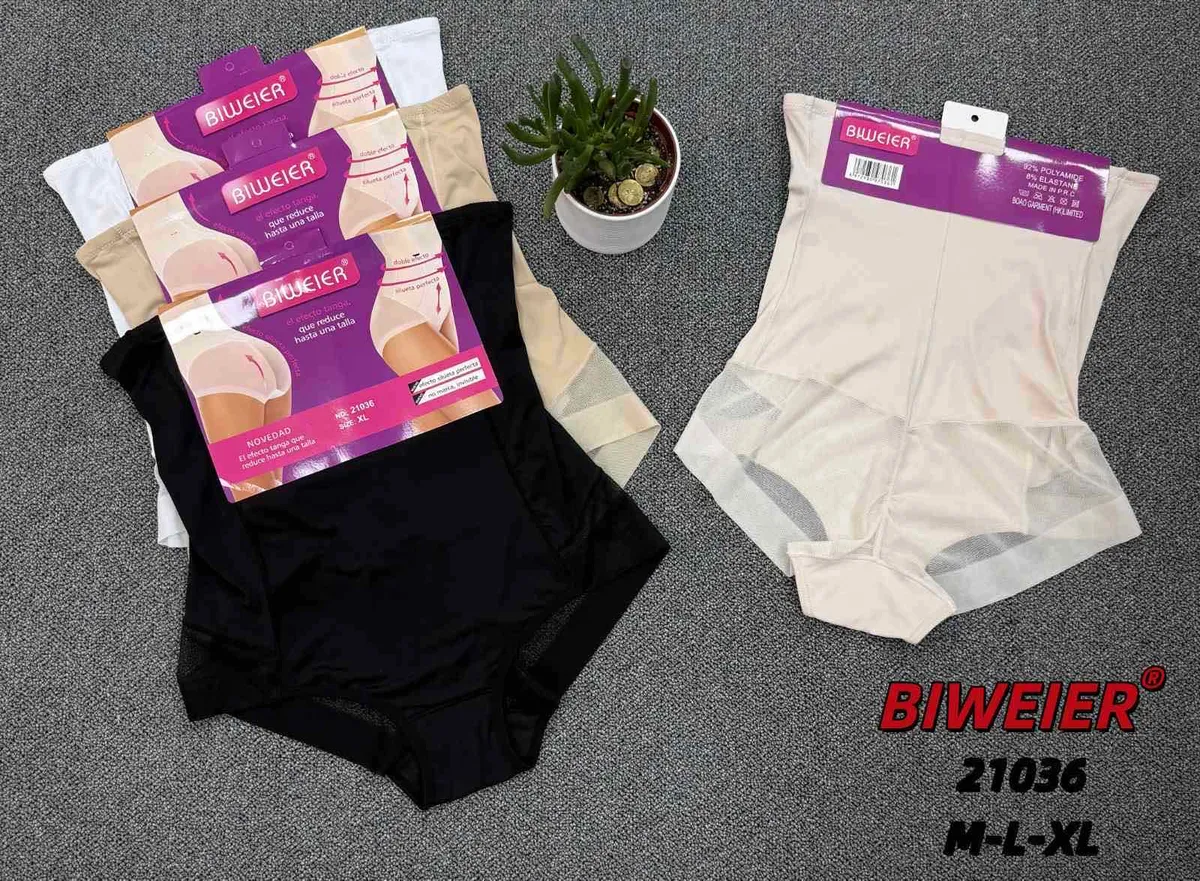 Biwier majtki modelujące M-L-XL beżowe/czarne/białe